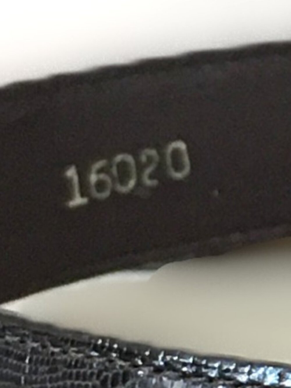 Vintage CARLISLE Alligator Buckle Belt - size small 🐊 Reptile Embossed 80s - Picture 15 of 15